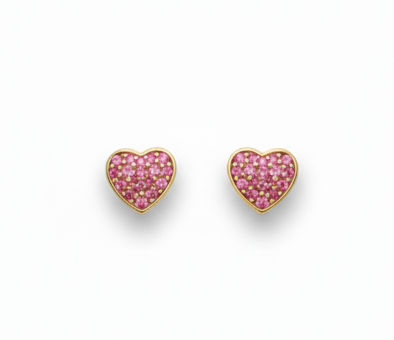 The Radiant Heart Studs Set