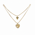 Double Heart Layered Set