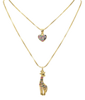 Rainbow Giraffe & Heart Set