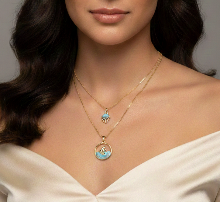 The Wave Rider Necklace