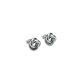 The Interlocking Silver Knot Studs