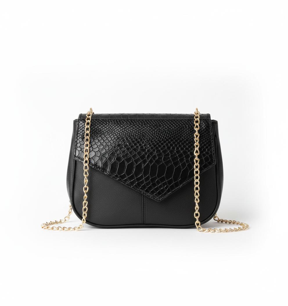 Textured Leather shoulder bag