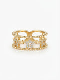Celestial Beaded Star Ring