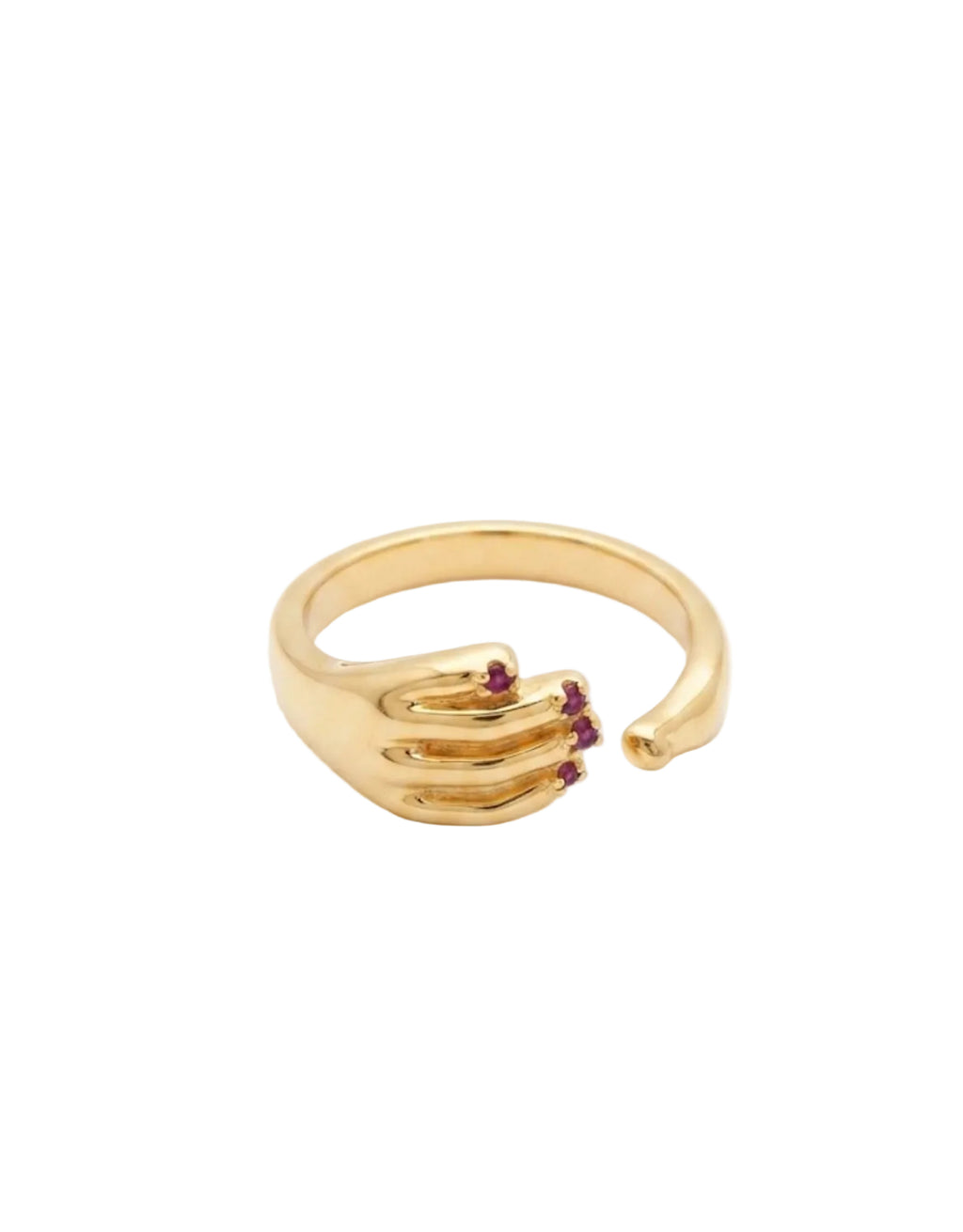 The Helping Hand Gemstone Ring