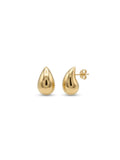 The Gold Teardrop Studs - Medium