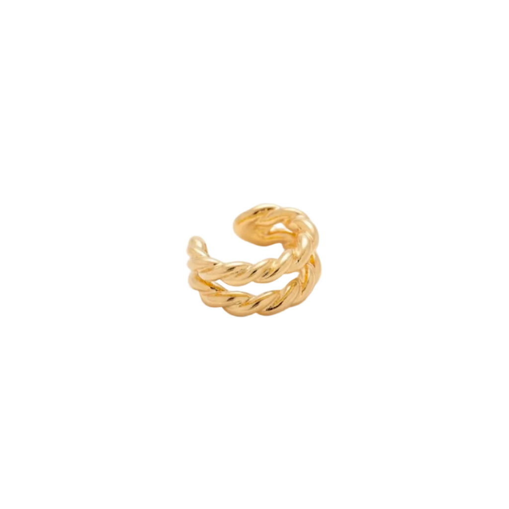 Double Twisted Cable Ear Cuff