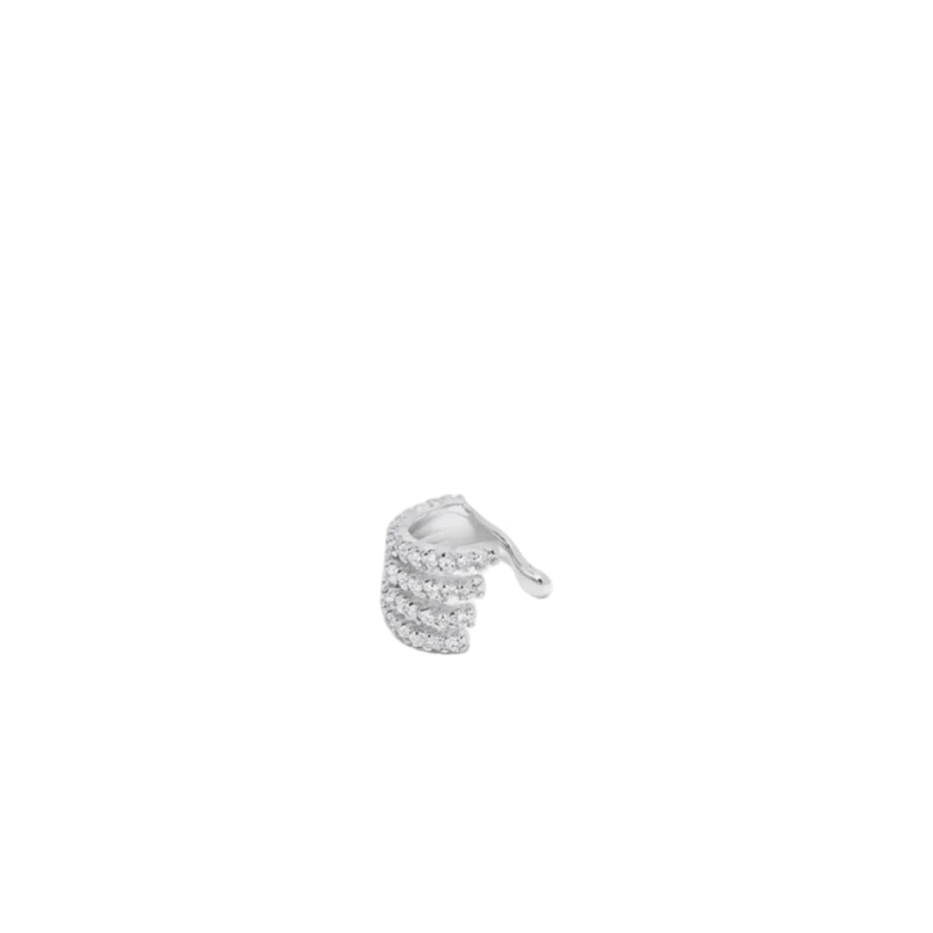 Quad-Band Pavé Ear Cuff